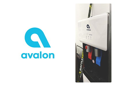 Avalon Logo Redesign avalon blue brand brand identity branding clean design exploration figma icon logo mark minimal product water
