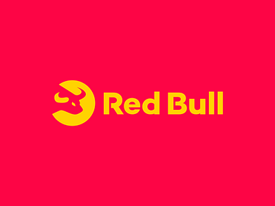 Red Bull 2 brand brand identity branding concept logo mark minimal simple