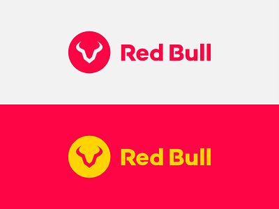 Red Bull - Redesign brand brand identity branding concept exploration logo logotype mark minimal red bull simple sports vector