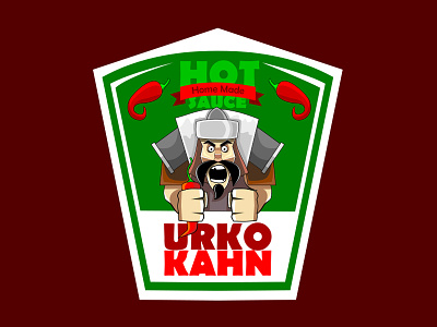 Urko Kahn homemade hot kahn mongolian pepper sauce urko warrior