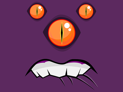 Monphter colorful eye eyes fun funny inkscape lol monster mouth vector