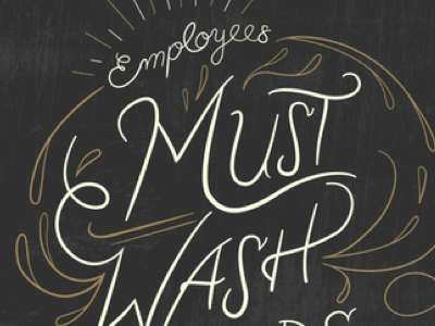 Wash Up drawing hand lettering illustration lettering print type typography vector