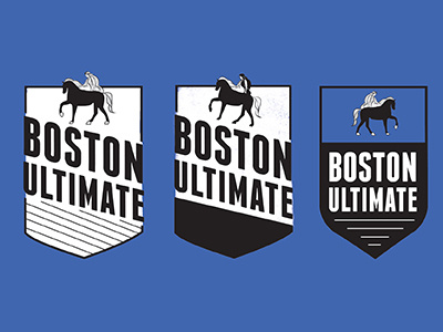 Boston Women's Masters Ultimate V.2 badge boston drawing godiva horse illustration sports vector