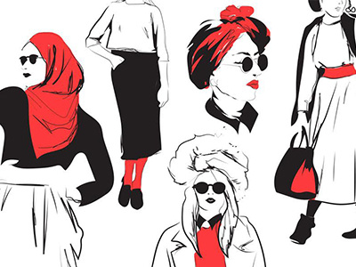 Modesty Graphics Fashionably Modest by Grace Molteni on Dribbble