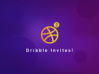 2 Invitation 2d animator designer dirbbble invitation invite welcome