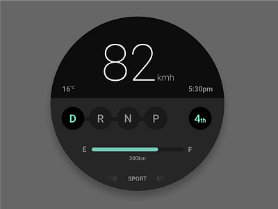 Car Dash Concept UI by Pierce on Dribbble