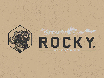 Rocky | Proposed Logo Redesign apparel branding footwear identity logo outdoor