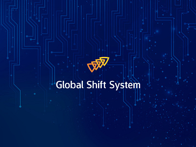 Global Shift System brand branding communications design logo logotype security technology triangle women women 4