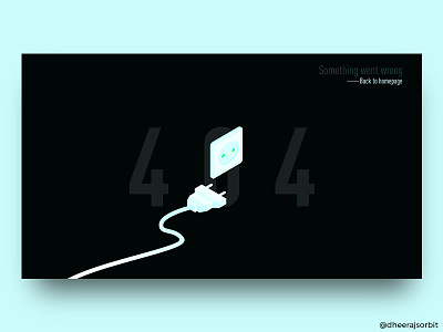 Dheerajsorbit | 404 404 app background black card interface material plug store ui ux web