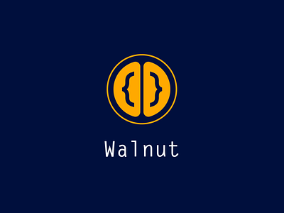 Walnut Logo brand design brand identity branding code coding logo logo logo design logogram monogram visual design visual identity walnut