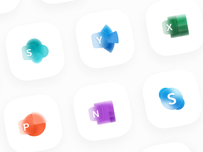 Glassy Icons 2 - Microsoft Office by Rohith on Dribbble