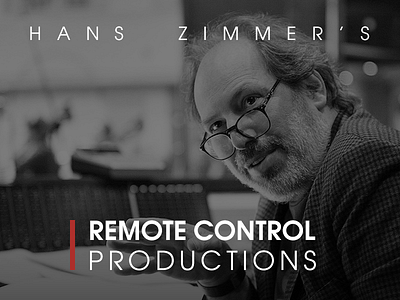 Hans Zimmer Remote Control Production