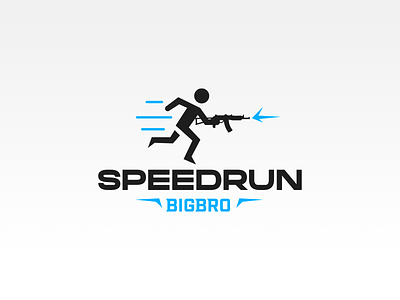 SPEEDRUN big bro brand design esports gaming illustration logo modern warfare ii moonryde speedrun speedrun call of duty speedrun gaming streamer