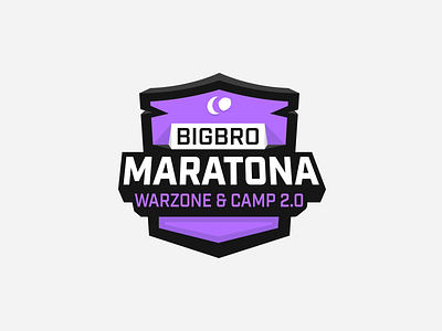 BIG BRO MARATONA call of duty design gaming gaming event logo marathon marathon logo maratona moonryde streamer