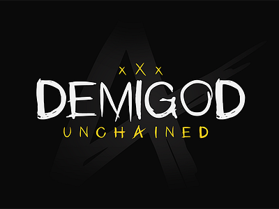 Demigod Unchained - Font custom demigod demigod unchained font custom unchained