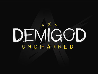 Demigod Unchained - Font custom