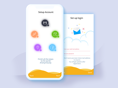 Candid App app app design art candid design concept design idea ios app minimalist design registration form signup design ui ux ui design