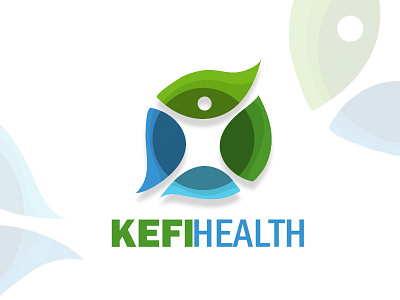 Logo for Medical Healthcare artist blue creative art green healthcare logo logo design medical care visual artist