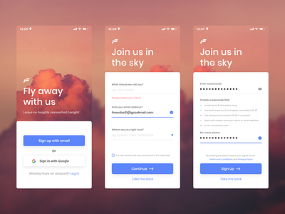 DailyUi #001 Sign Up