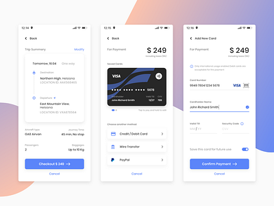 DailyUi #002 Credit Card Checkout adobe xd adobexd airline android app booking card checkout credit daily ui dailyui dailyui 002 dailyuichallenge debit flight ios material mobile payment ux