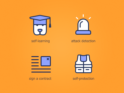 Spam Terrier icons pictograms