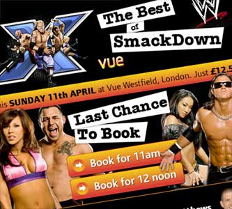 WWE promotional email bikini black emails html orange wrestling wwe