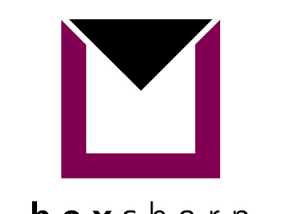 A logo concept box envelope letter logo post