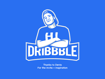 Hello Dribbble! branding graphic design identity logo logotype