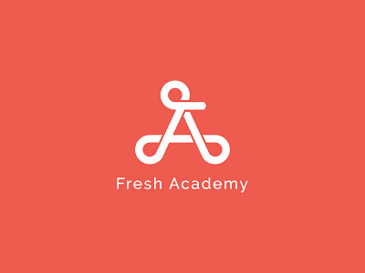 Fresh Academy logo agriculture branding education graphic design logo logotype monogram school