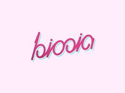 Biosia lettering custom type lettering logo logotype typeface