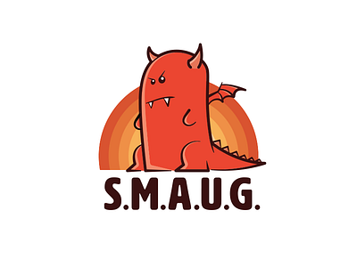 S.M.A.U.G. identity dragon identity logo smaug