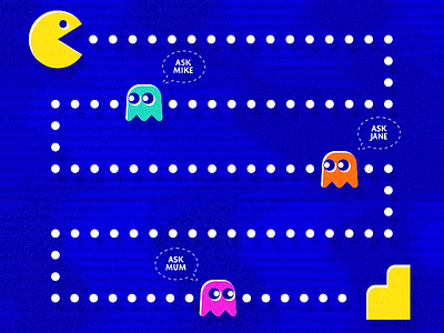 Not A Quest illustration pacman