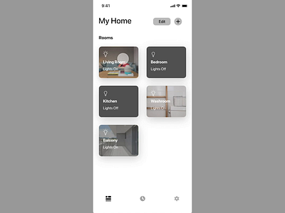 Smart Home Experience adjustment design interaction iot smarthome ui xd