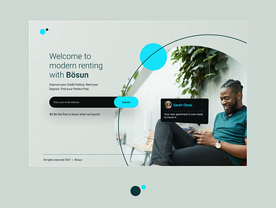 Rental Collection Landing Page clean design illustration landing nigeria redesign typography ui ui design uiux ux ux design website