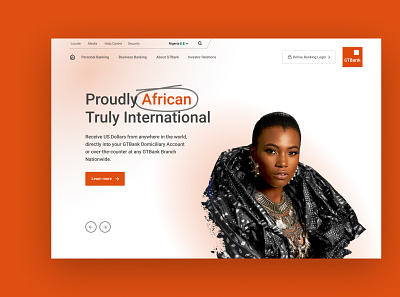GTBank Website Concept africa african app bank banking design dribbble figma gtbank lagos landing page nativebrands nigeria nigerian ui uiux ux vector web website