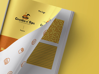 Brand Identity for Crumbs n' Sips brandidentity branding design icon illustration logo nigeria nigerian