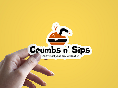 Sticker for Crumbs n' Sips