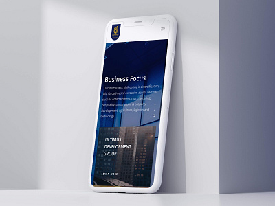 Ultimus Holdings design dribbble interface mobile nigeria nigerian responsive ui uiux ultimus ux website
