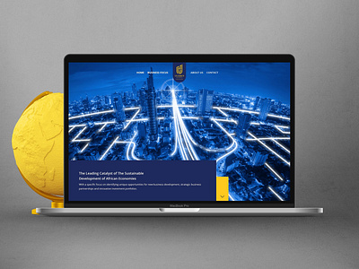 Website for Ultimus Holdings company creative design dribbble firm gold holdings lagos nativebrands nigeria nigerian responsive ui uiux ultimus ux web website yellow