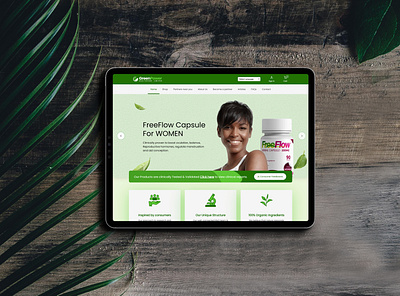 GreenPower Healthcare Limited design dribbble green health herbal lagos nativebrands nature nigeria nigerian ui uiux ux webdesign website website design