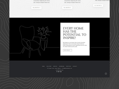 Interior & Architecture Website Design