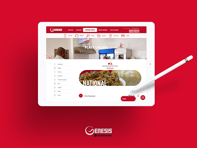 Genesis QSR design dribbble ecommerce food food and drink food app lagos nativebrands nigeria nigerian responsive restaurant restaurant website restaurants shop ui uiux ux web website