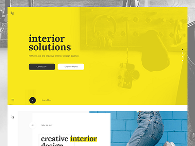 Yellow Landing Page