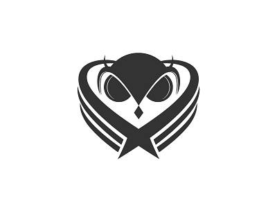 OWL Logo For Sale. brand branding creativity design icon illustration logo mark owl print sale smartlogo symbol vector