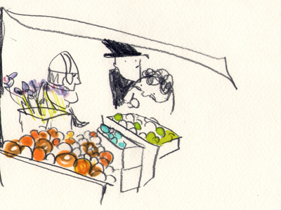 fruit check illustration