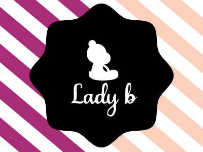 Lady b Logo bear girl logo sweet wedding