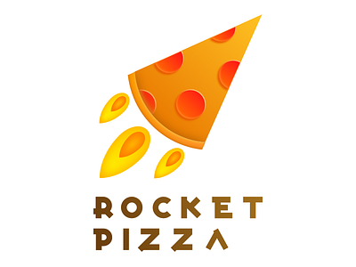 Rocket Pizza app icon italian pizza pizza logo rocket rocket logo space