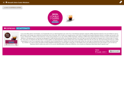 Nescafe Dolce Gusto Webstore - Product bean coffee dolce gusto ecommerce nescafe website webstore