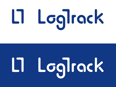 LogTrack - Official Logo adobexd branding custom font identity logo logotype typeface