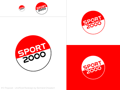 Sport 2000 Unofficial Redesign #2 adobexd graphic illustration logo logodesign rebranding sport sports sports branding sportswear vector